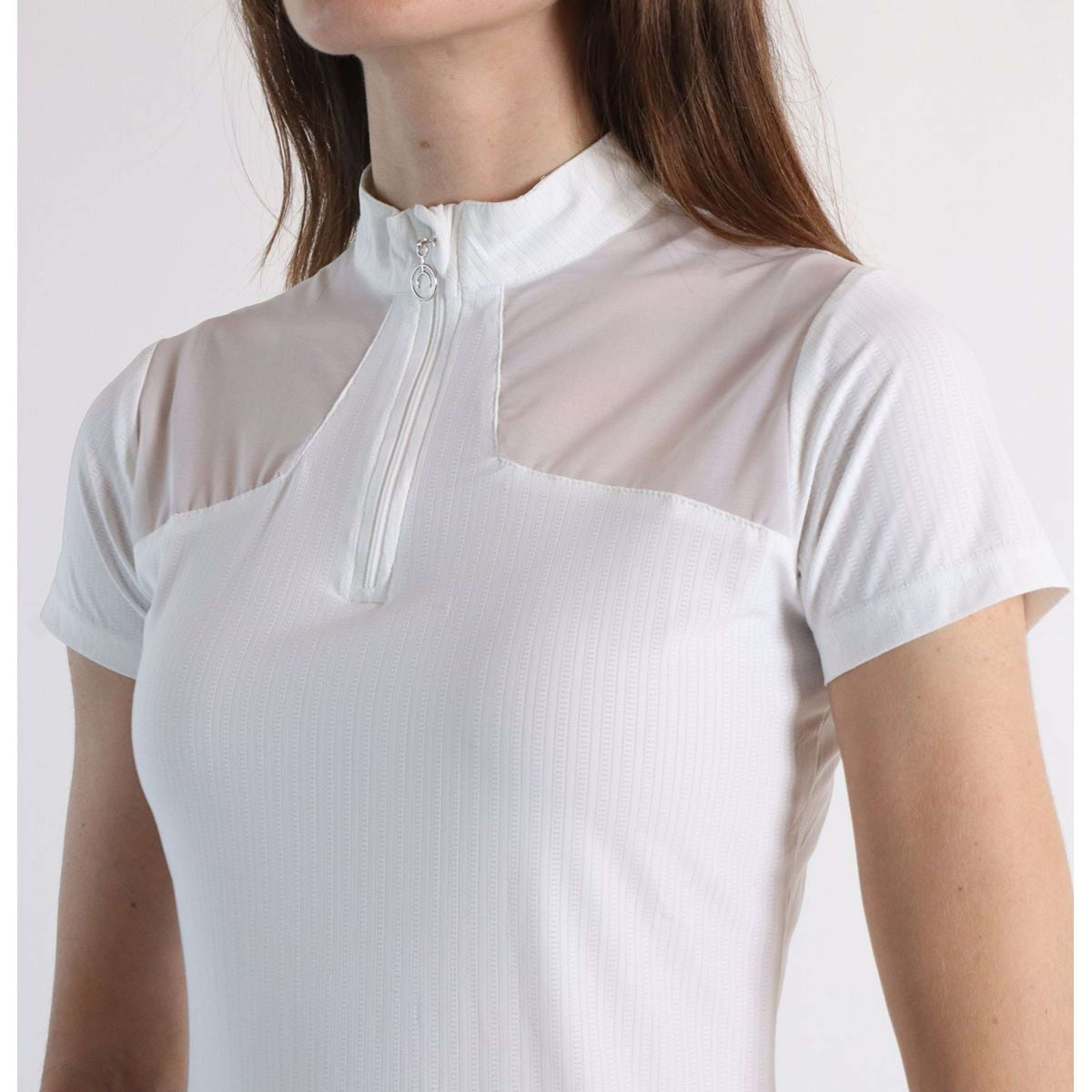 Montar Poloshirt MoMeadow Mesh Weiß