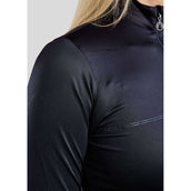 Montar Shirt MoAviana Crystal Logo Curve Lange Ärmel Dark Navy