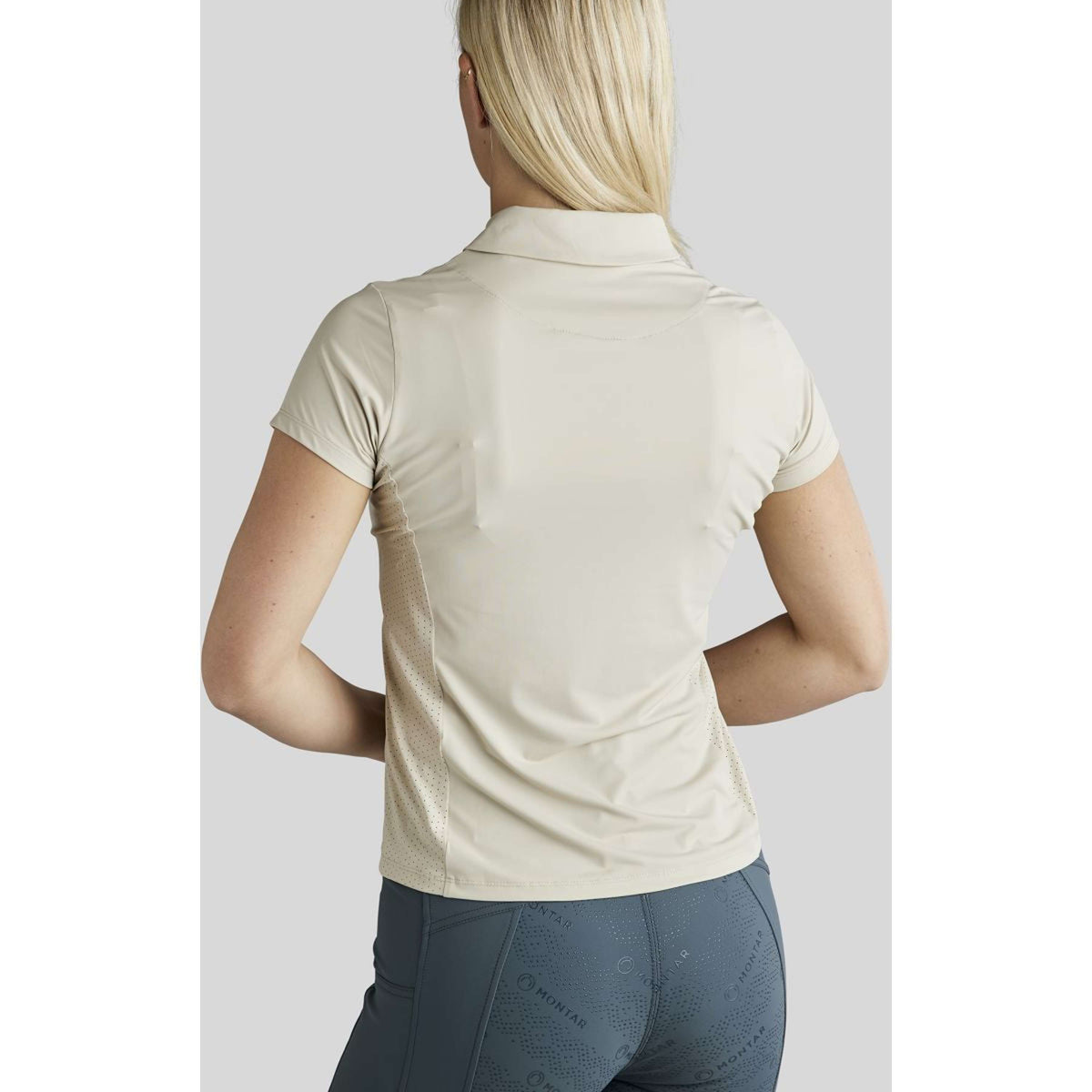 Montar Trainingsshirt MoStella Silber Grau