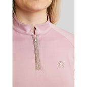 Montar Poloshirt MoLila Champagne Crystals Candy Pink