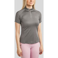 Montar Poloshirt MoLila Champagne Crystals Grau