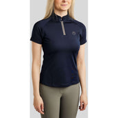 Montar Poloshirt MoLila Champagne Crystals Navy