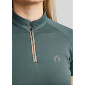 Montar Poloshirt MoLila Champagne Crystals Jade