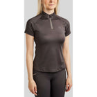 Montar Poloshirt MoLila Champagne Crystals Slate Grey