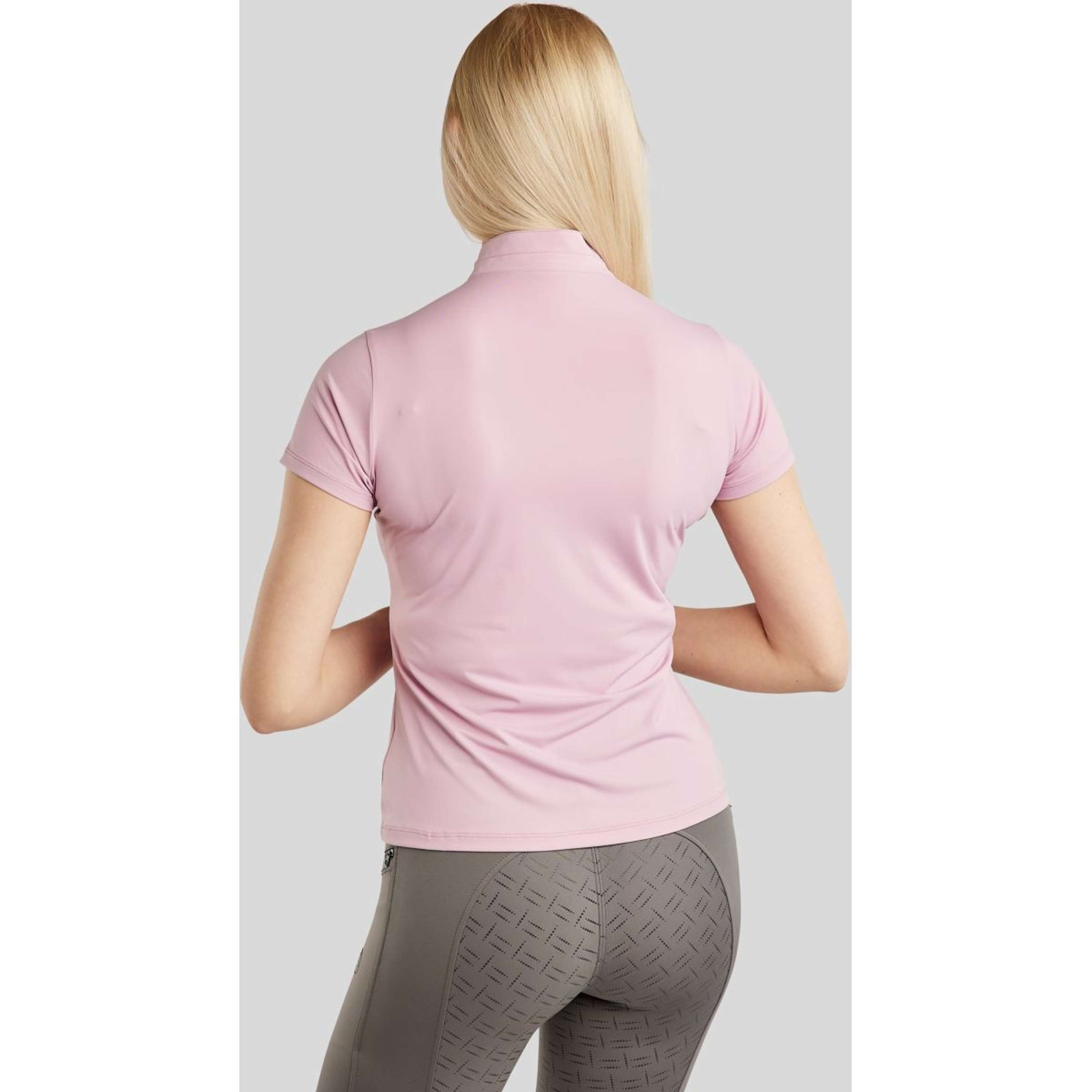 Montar Poloshirt MoPearl Pintuck Candy Pink Montar Poloshirt MoPearl Pintuck Candy Pink