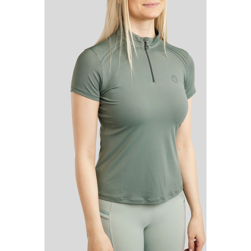 Montar Poloshirt MoPearl Pintuck Jade