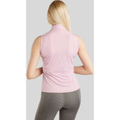 Montar Shirt MoPearl Pintuck Ärmellos Candy Pink