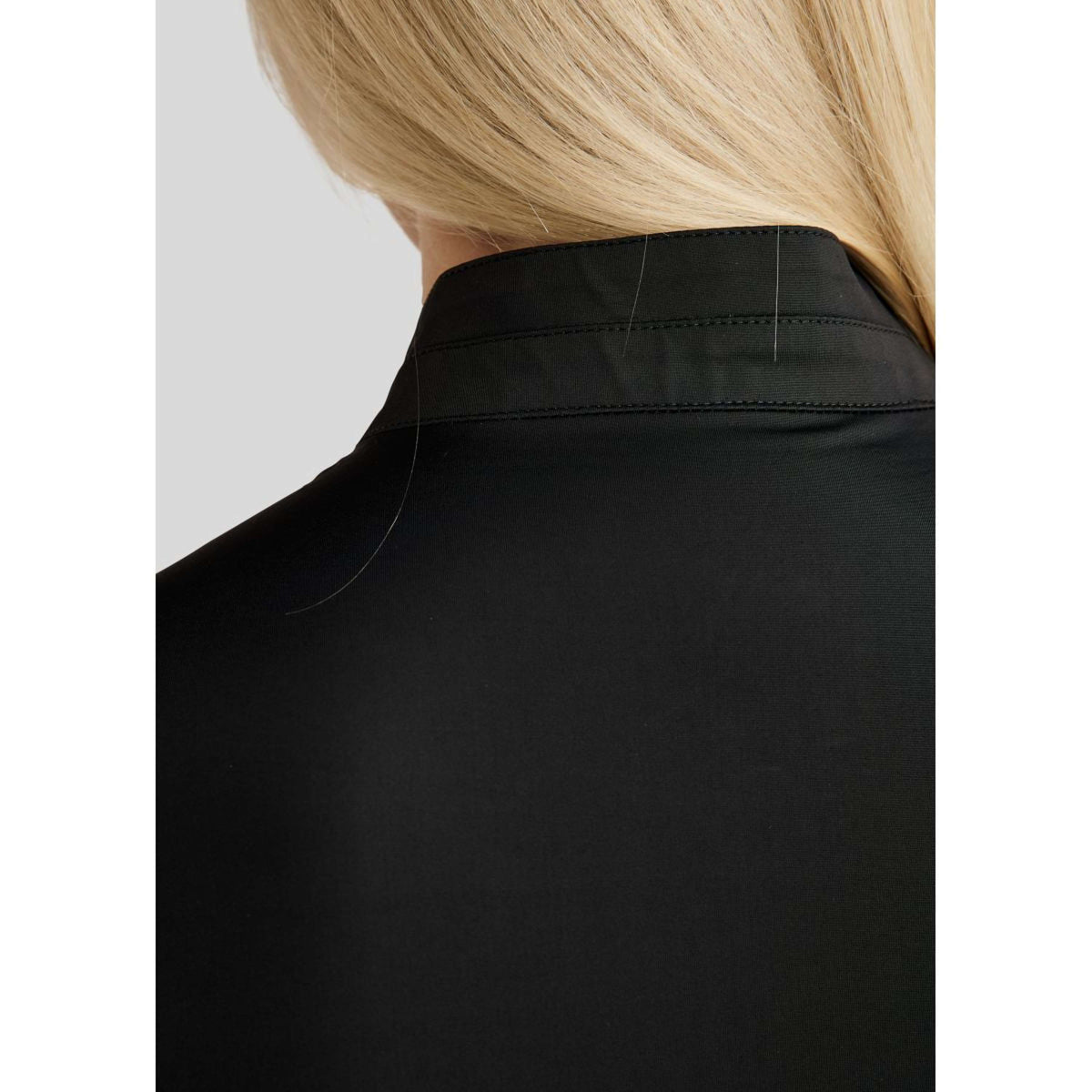 Montar Shirt MoPearl Pintuck Ärmellos Schwarz