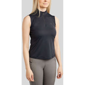 Montar Shirt MoPearl Pintuck Ärmellos Navy