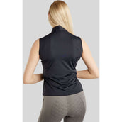 Montar Shirt MoPearl Pintuck Ärmellos Navy