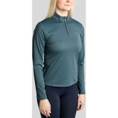 Montar Shirt MoEverline Golden Quartz Crystals Lange Ärmel Dark Slate