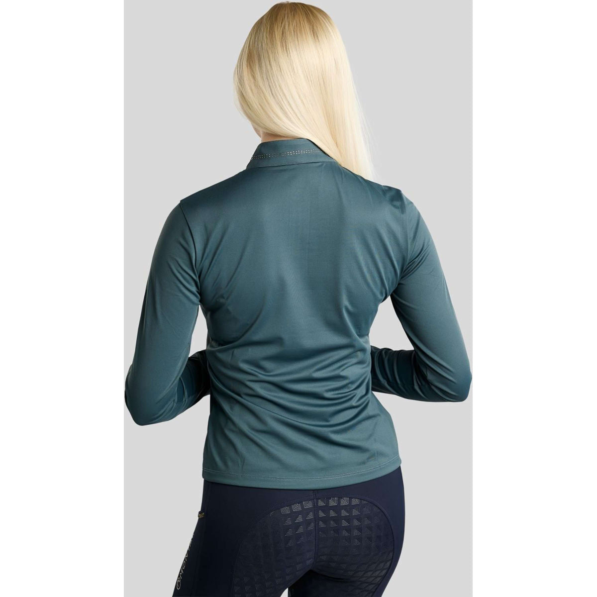 Montar Shirt MoEverline Golden Quartz Crystals Lange Ärmel Dark Slate