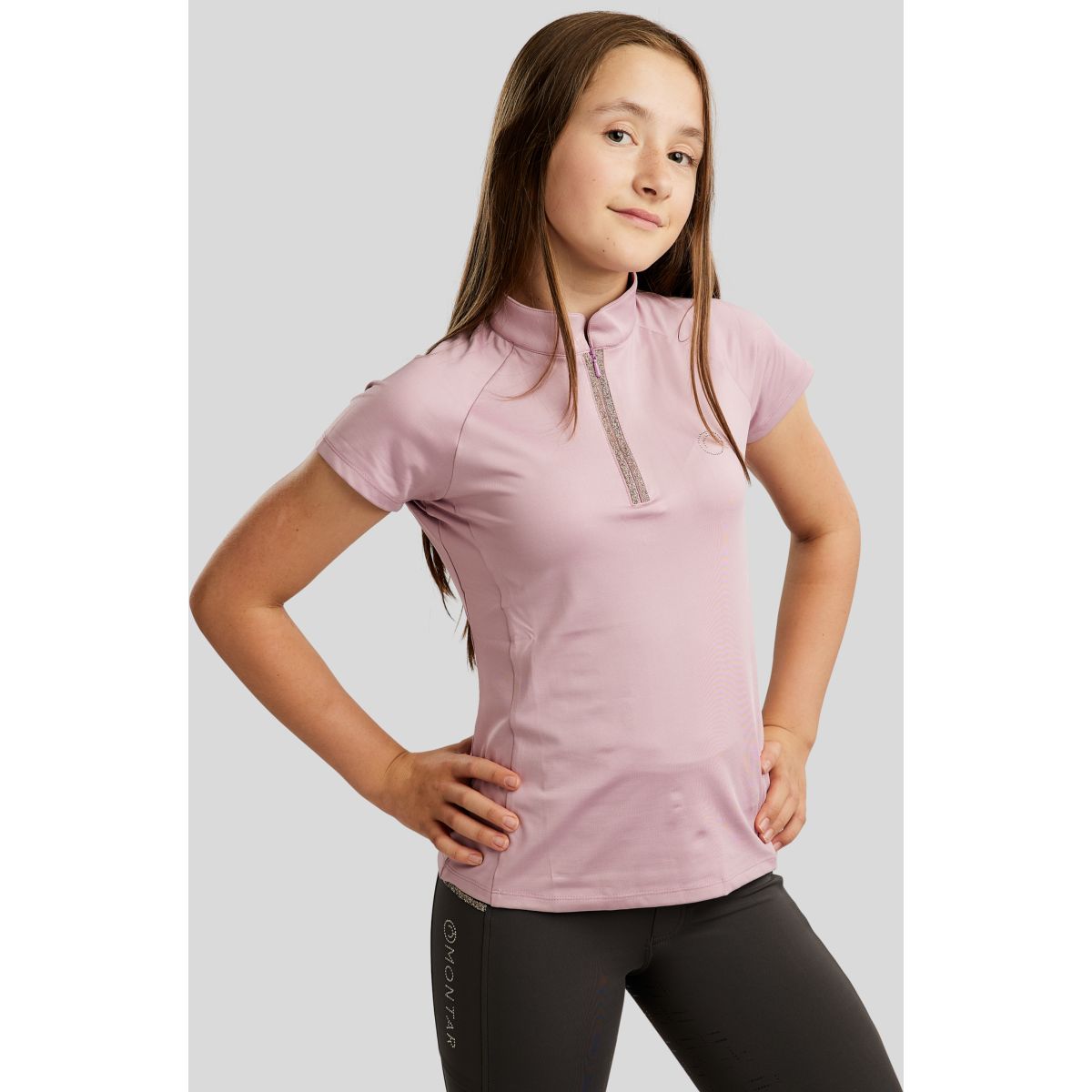 Montar T-Shirt MoLila Champagne Crystals Junior Candy Pink