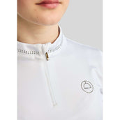 Montar Shirt MoEverline Golden Quartz Crystals Kids Lange Ärmel Weiß