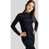 Montar Shirt MoEverline Golden Quartz Crystals Kids Lange Ärmel Navy
