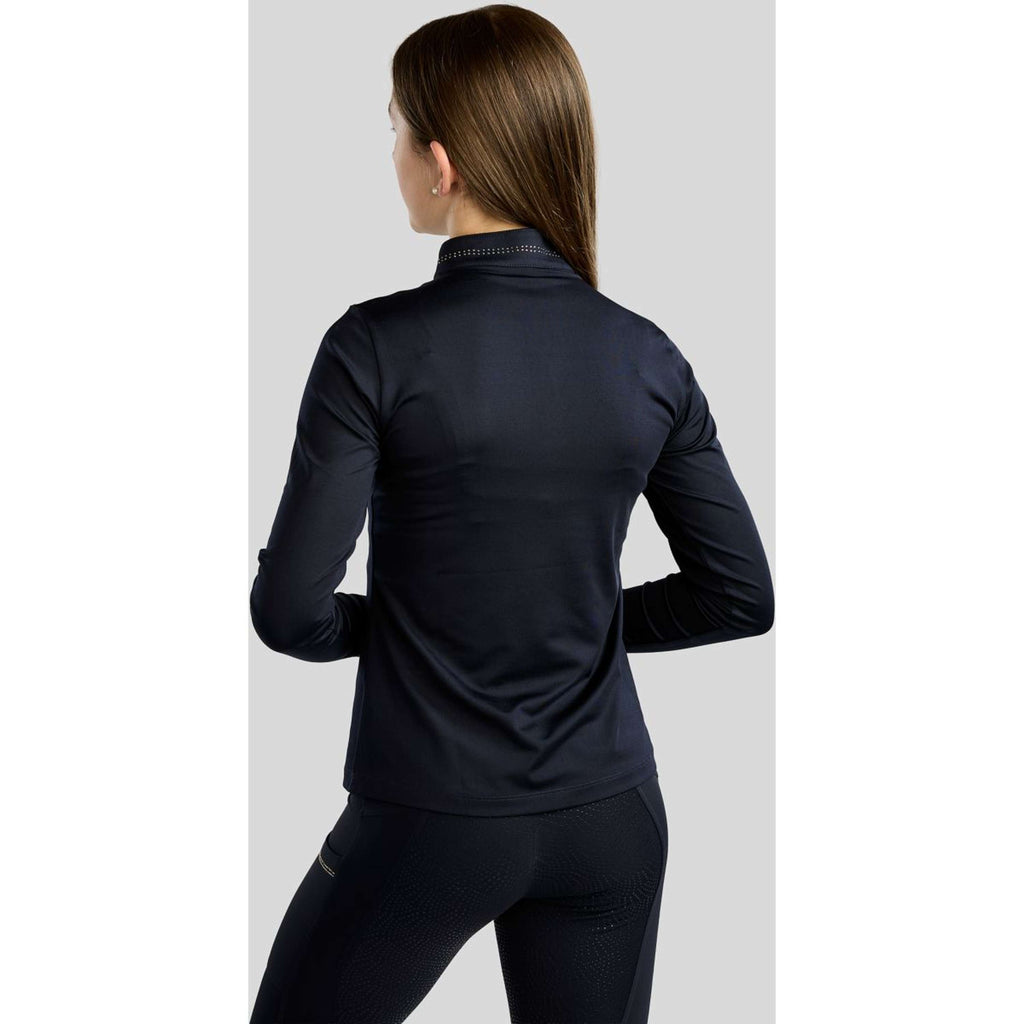 Montar Shirt MoEverline Golden Quartz Crystals Kids Lange Ärmel Navy