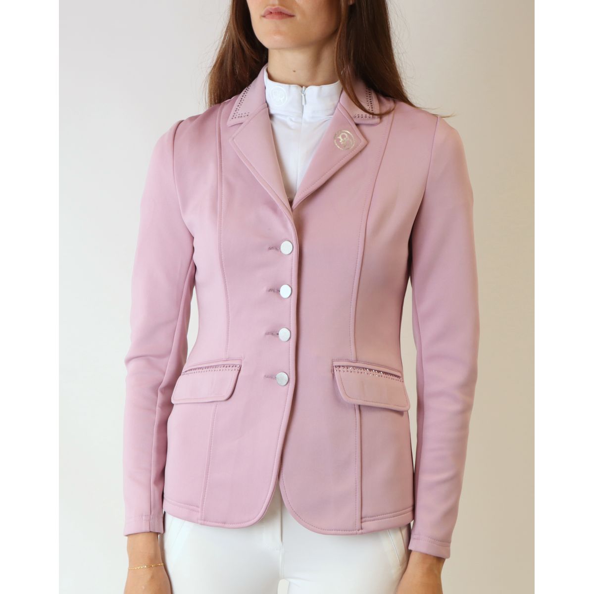 Rebel Turnierjacket Tone In Tone Rosa