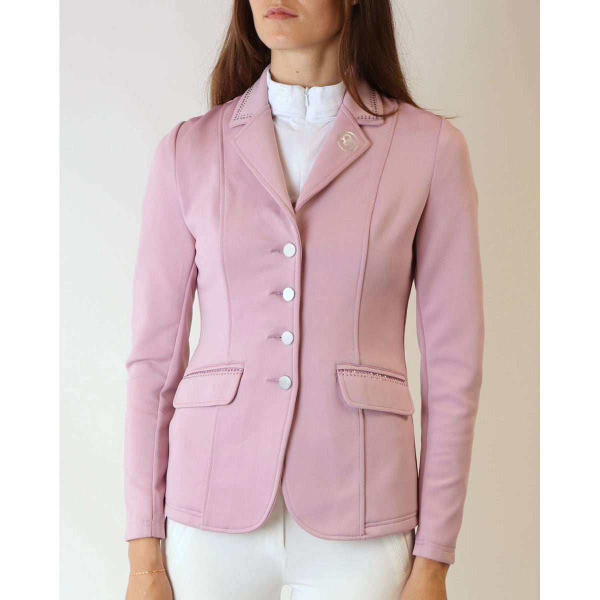 Rebel Turnierjacket Tone In Tone Rosa