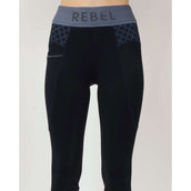 Rebel Reitleggings AO Printed Navy