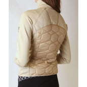 Rebel Jacke Cube Quilted Hybrid Beige