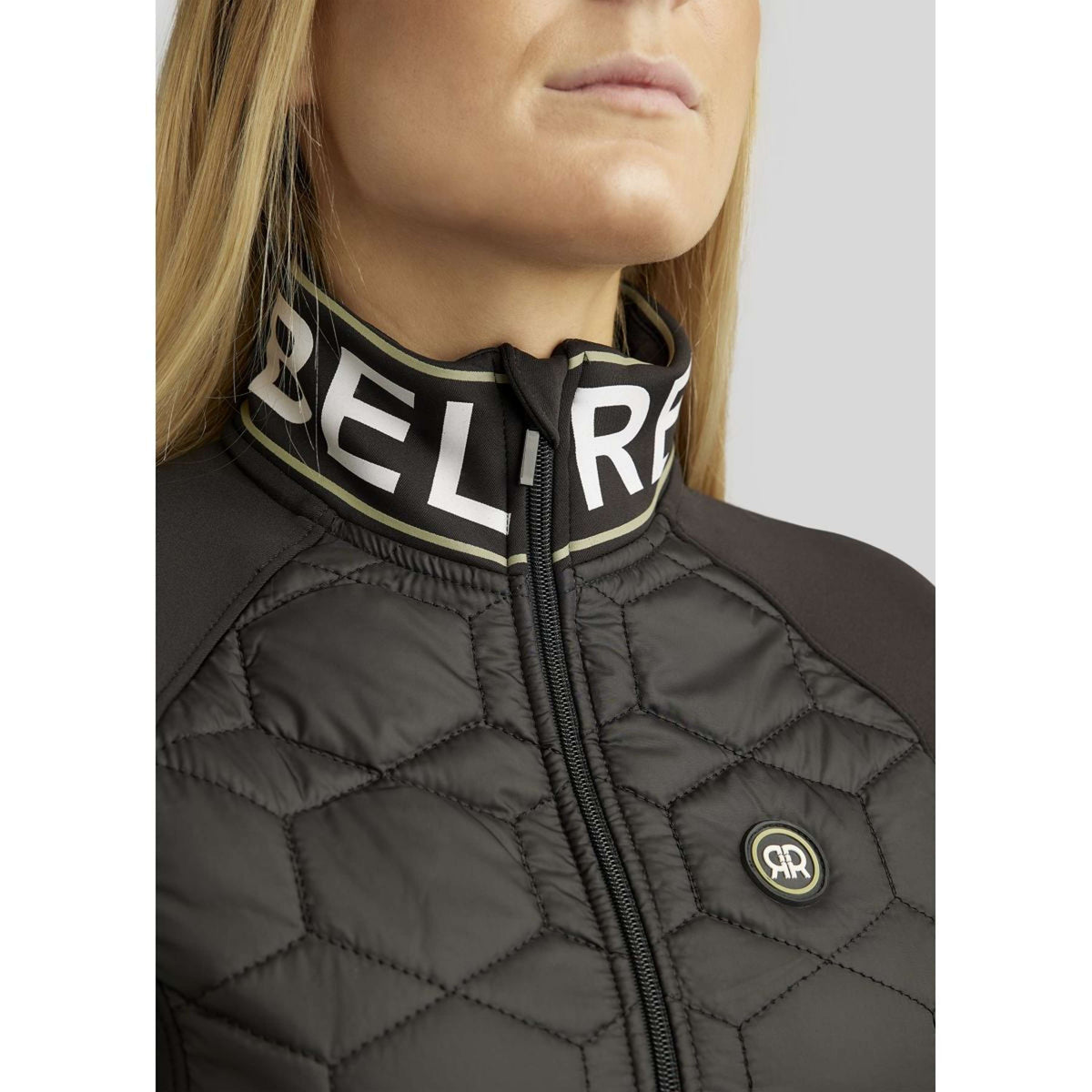 Rebel Jacke Logo Printed Hybrid Schwarz