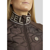 Rebel Jacke Logo Printed Hybrid Braun