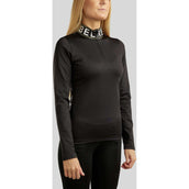 Rebel Shirt Baselayer Logo Collar Schwarz