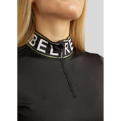 Rebel Shirt Baselayer Logo Collar Schwarz