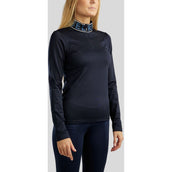 Rebel Shirt Baselayer Logo Collar Navy