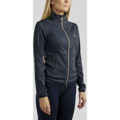 Rebel Jack Softshell Rosegold Crystals Navy