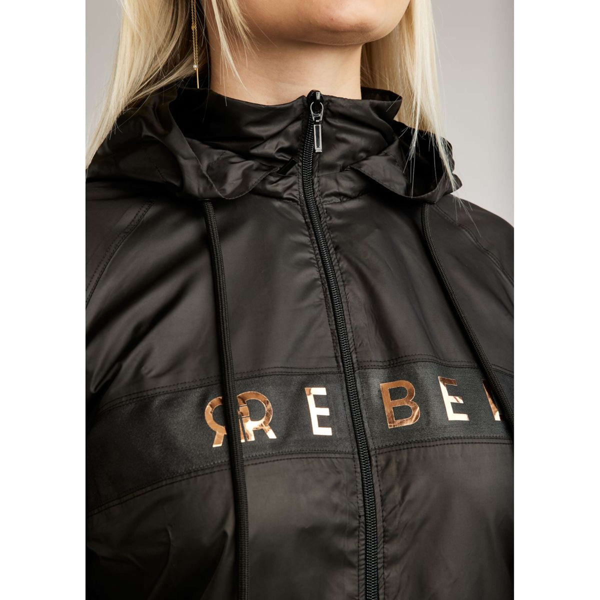 Rebel Jack Foilprinted Logo Schwarz