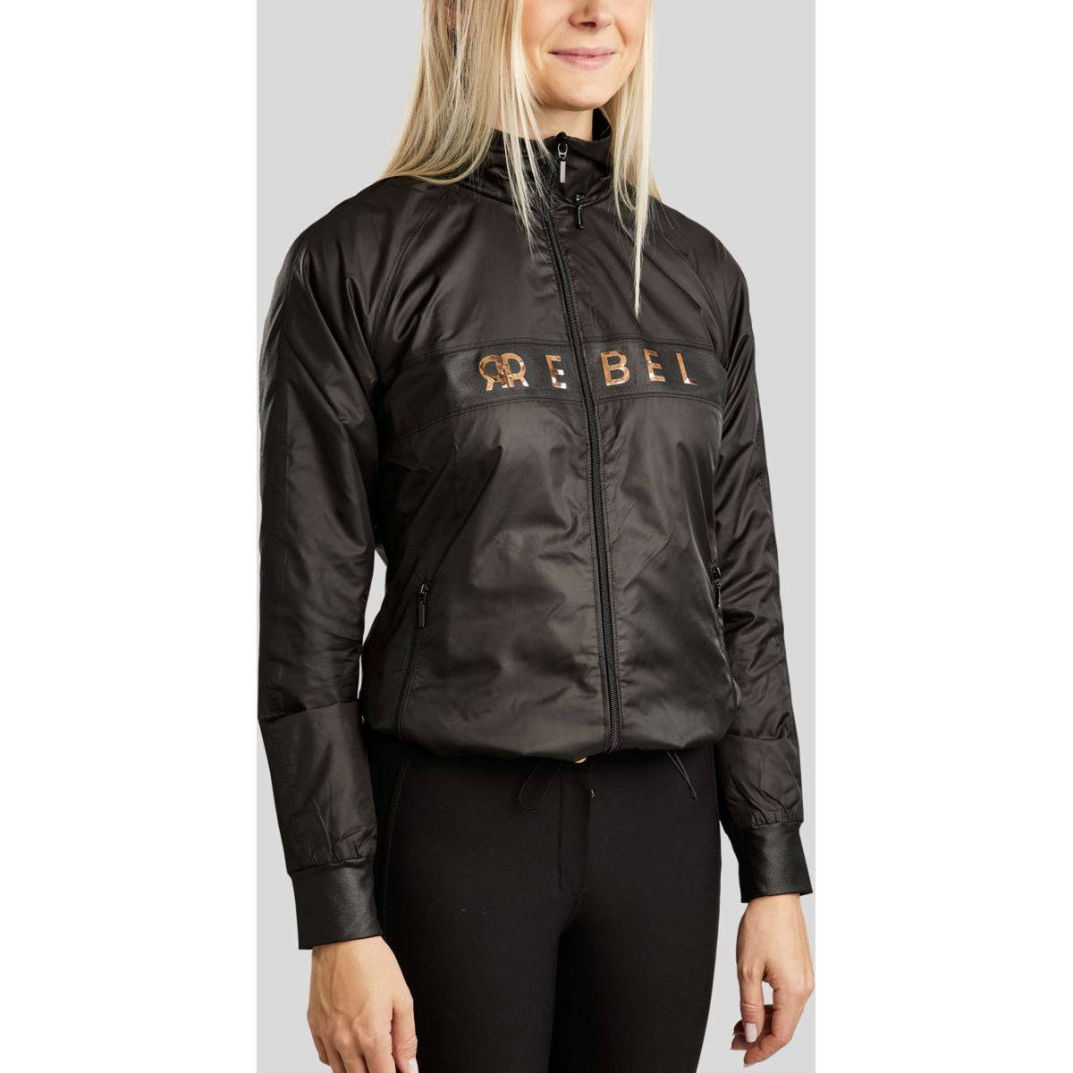 Rebel Jack Foilprinted Logo Schwarz