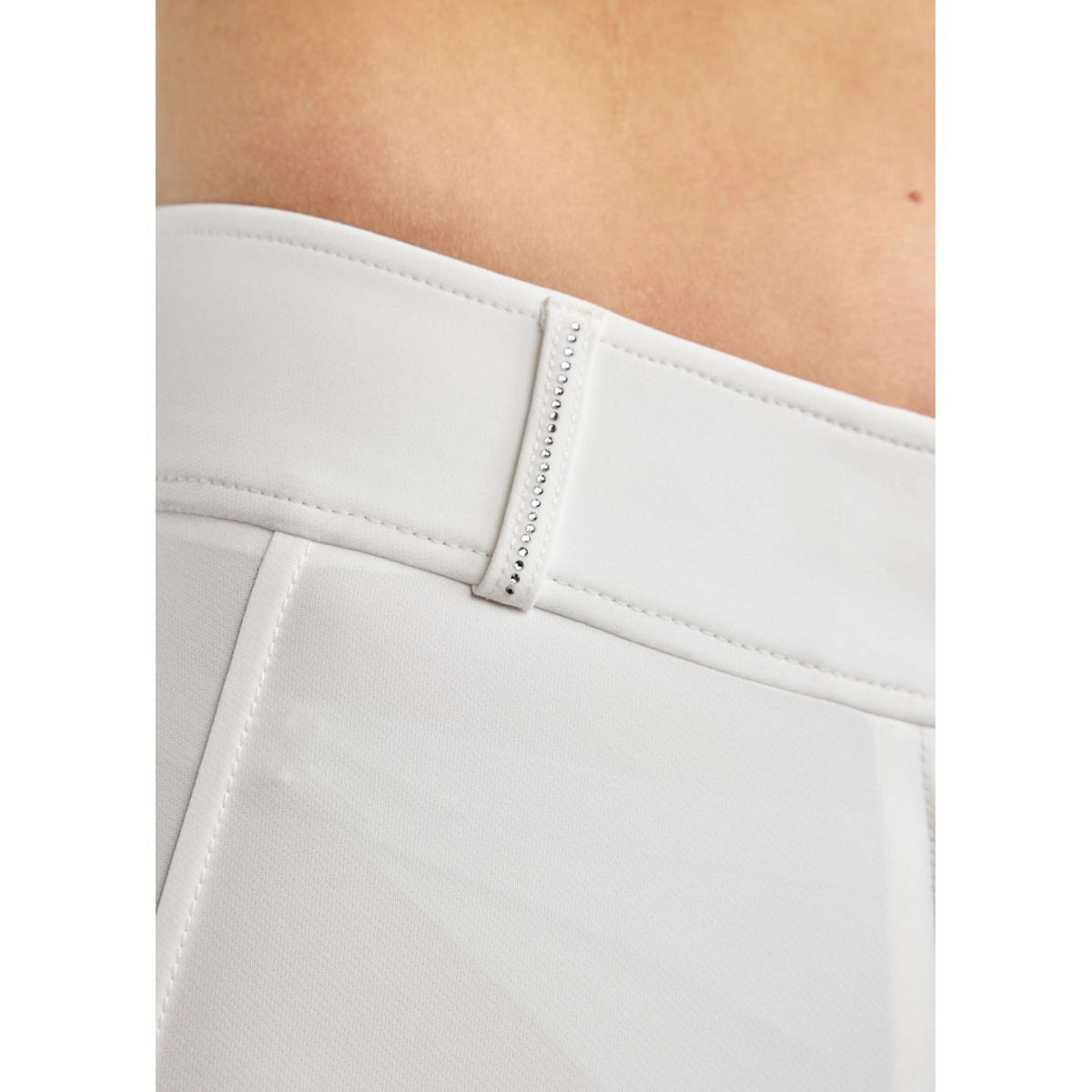 Rebel Reithose SS25 Full Grip Weiß