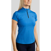 Rebel T-Shirt Tone in Tone Crystals Stark Blau