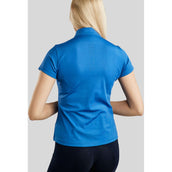 Rebel T-Shirt Tone in Tone Crystals Stark Blau