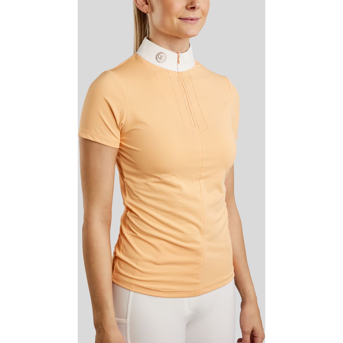 Rebel Turniershirt Rosegold Crystals Peachy Rebel