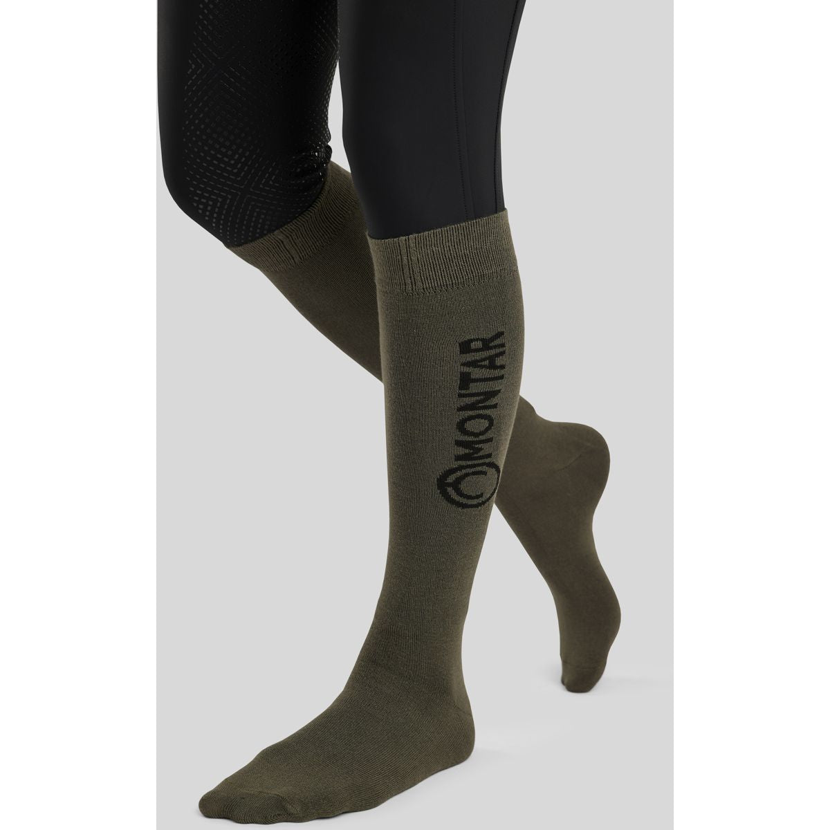 Montar Reitsocken Logo Pine Green