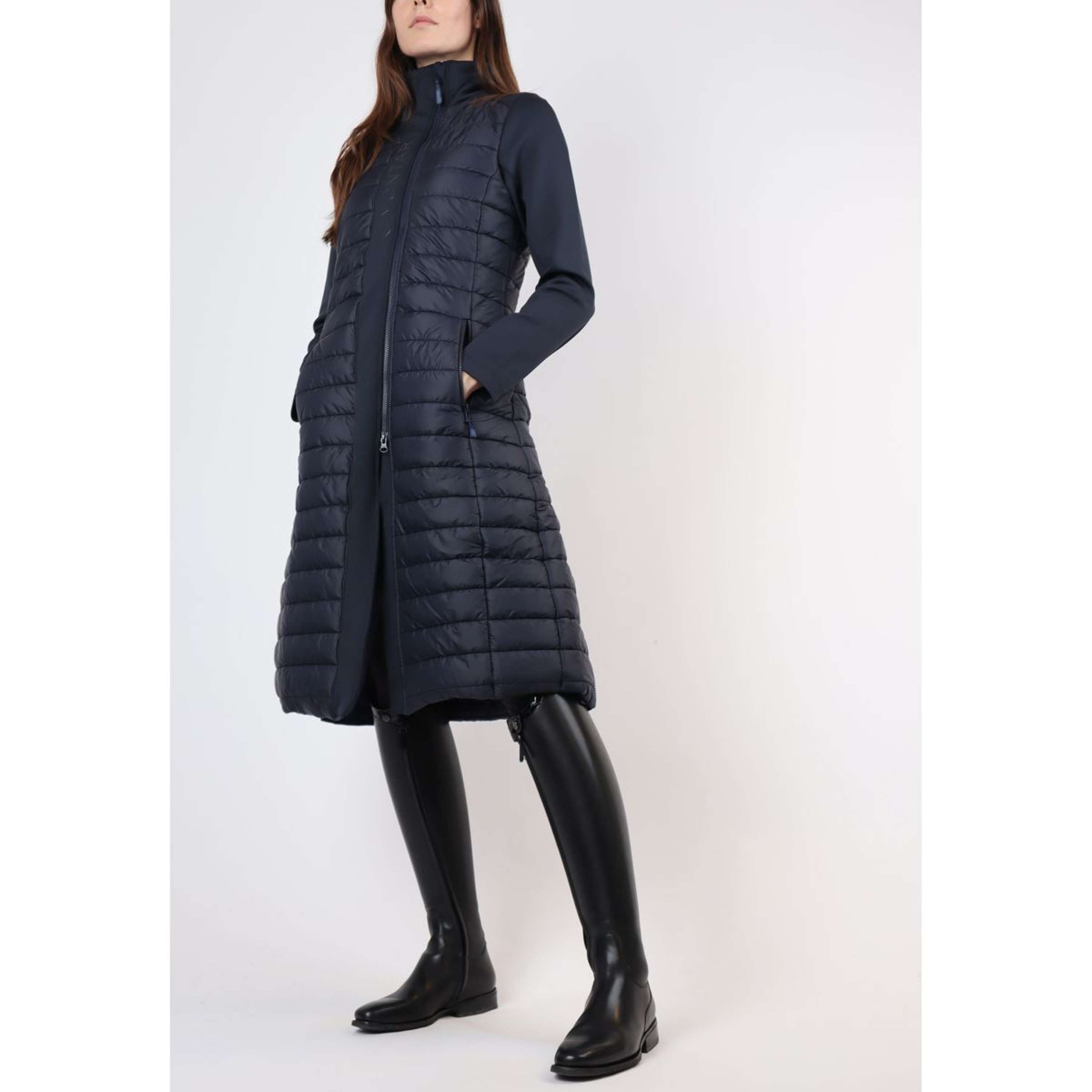 Montar Jacke Emma Hybrid Lang Navy