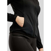 Montar Jack MoPearl Pintuck Gun Metal Crystals Schwarz