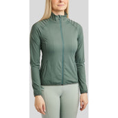 Montar Jack MoPearl Pintuck Gun Metal Crystals Jade