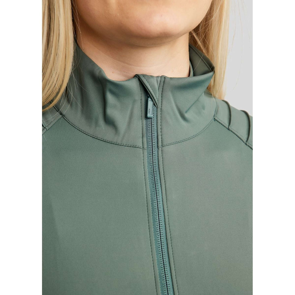 Montar Jack MoPearl Pintuck Gun Metal Crystals Jade