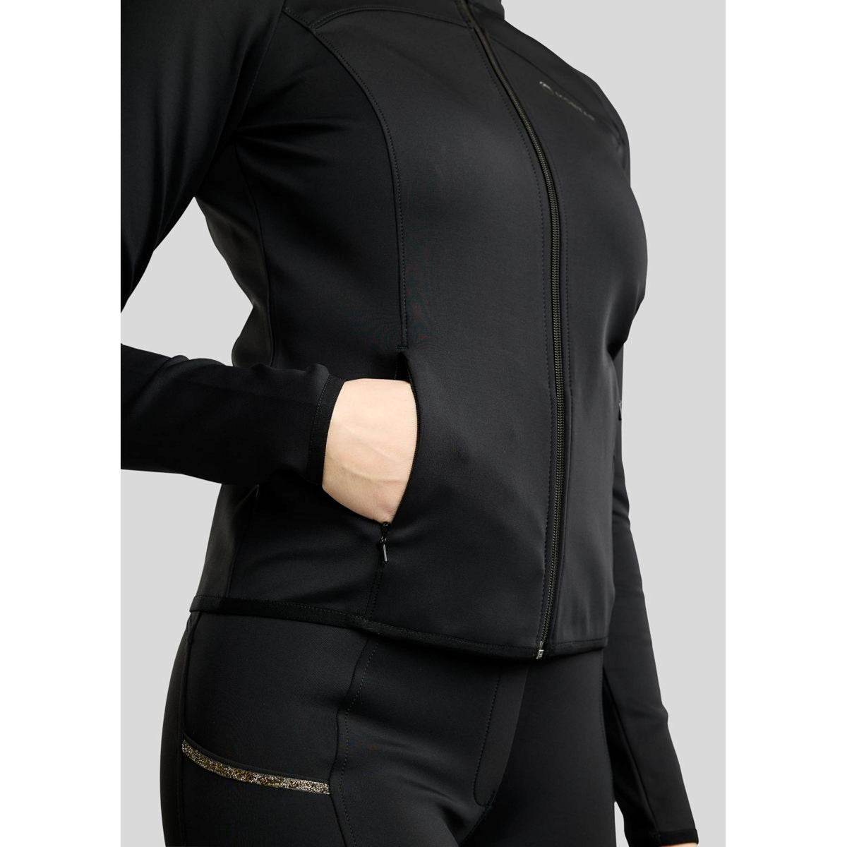 Montar Jacke MoVeronica Golden Quartz Crystal Schwarz