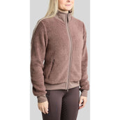 Montar Jacke MoEbba Teddy Pile Golden Quartz Nougat Brown
