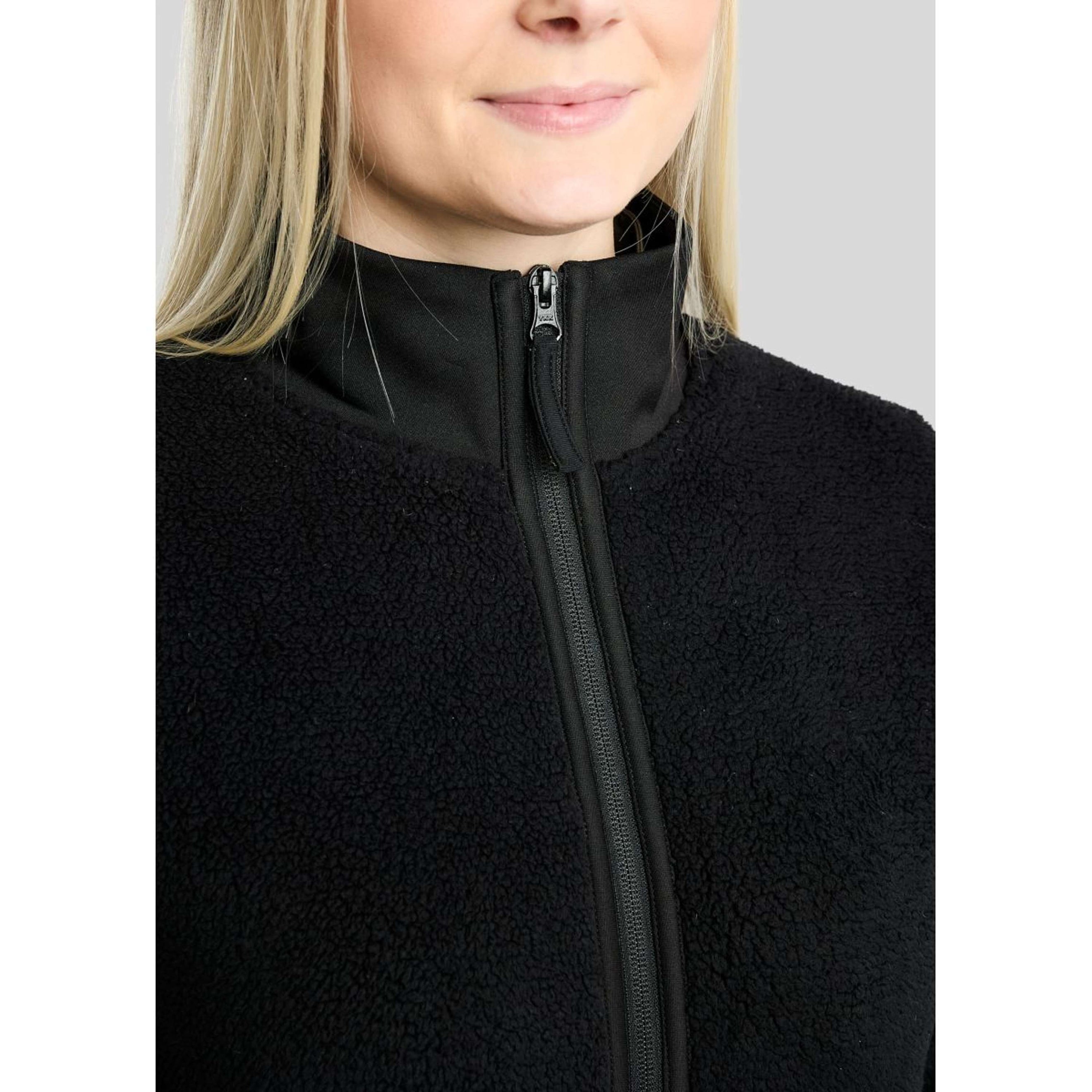 Montar Jacke MoEbba Teddy Pile Golden Quartz Schwarz Montar Jacke MoEbba Teddy Pile Golden Quartz Schwarz