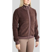 Montar Jacke MoEbba Teddy Pile Golden Quartz Black Peony