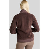 Montar Jacke MoEbba Teddy Pile Golden Quartz Black Peony