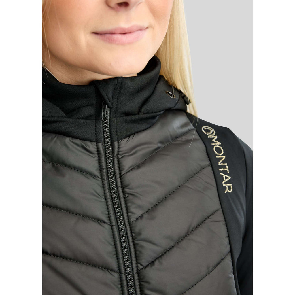 Montar Jack MoEverline Hybrid Detachable Hood Golden Quartz Crystals Schwarz
