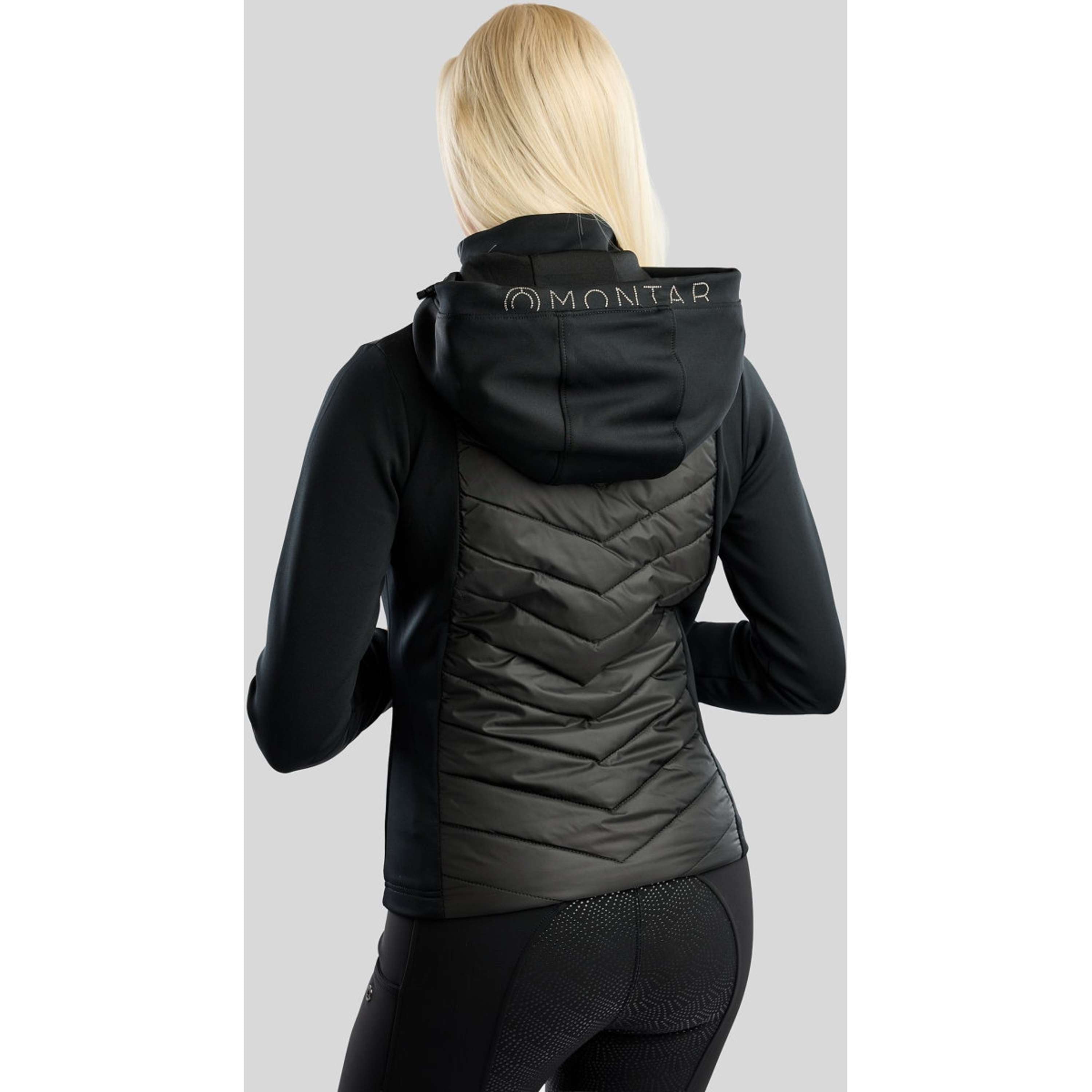 Montar Jack MoEverline Hybrid Detachable Hood Golden Quartz Crystals Schwarz