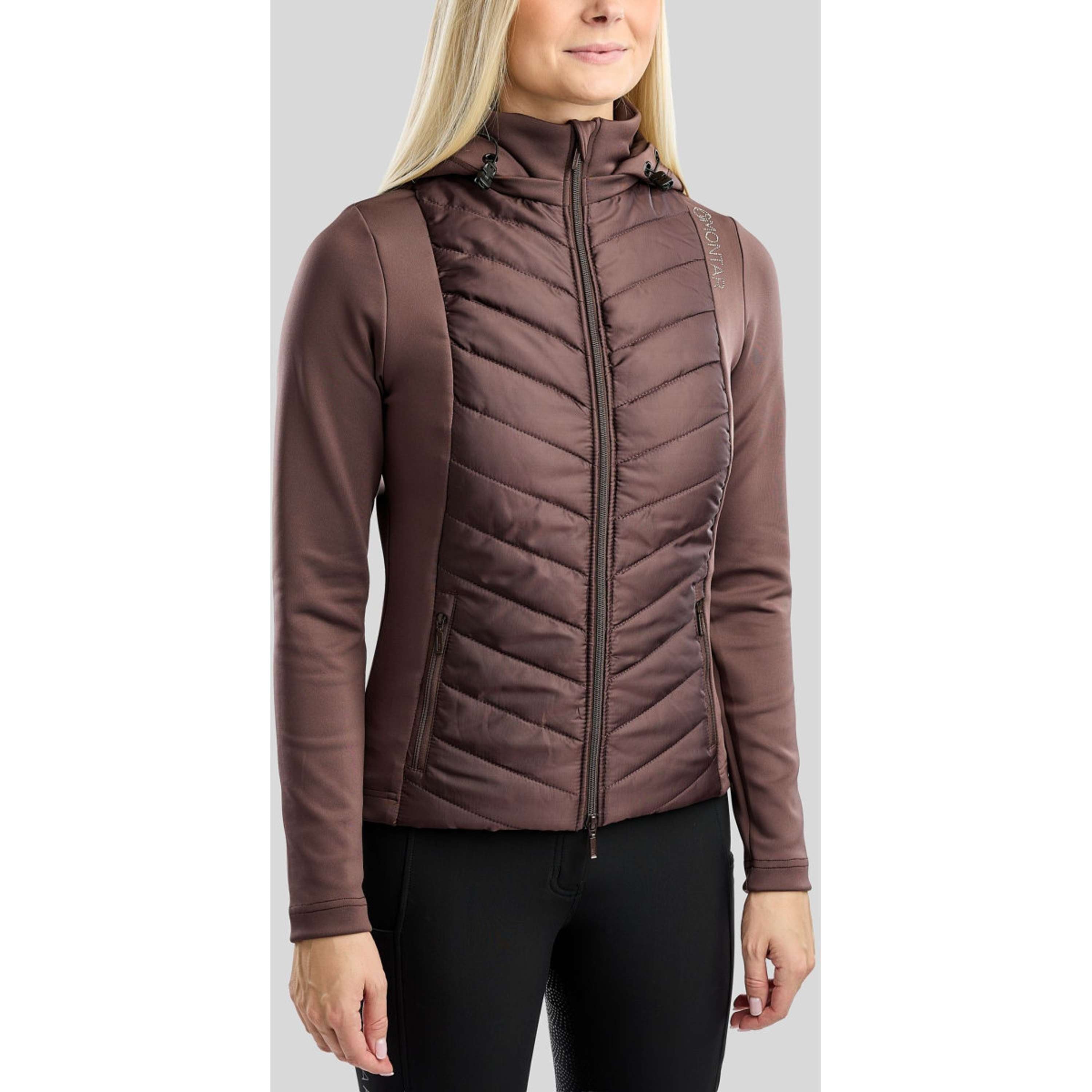 Montar Jack MoEverline Hybrid Detachable Hood Golden Quartz Crystals Black Peony