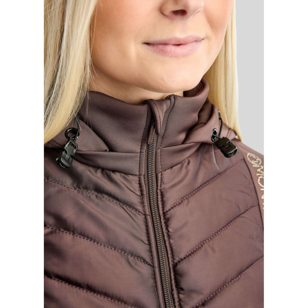 Montar Jack MoEverline Hybrid Detachable Hood Golden Quartz Crystals Black Peony